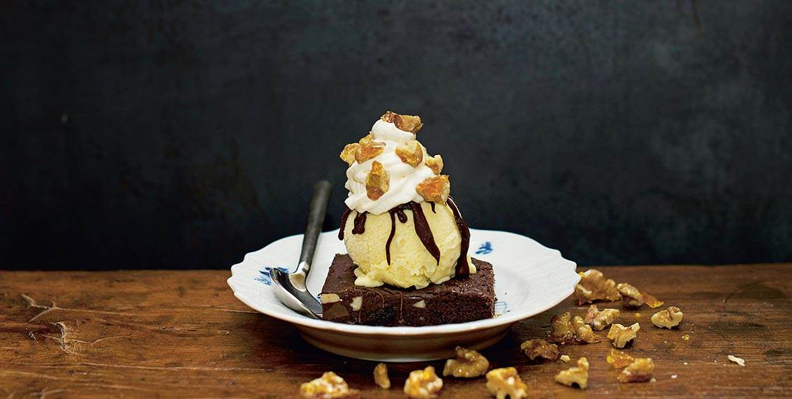 Hot Fudge Brownie