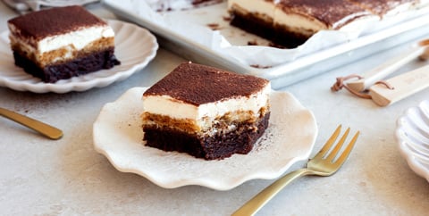 Tiramisubrownie