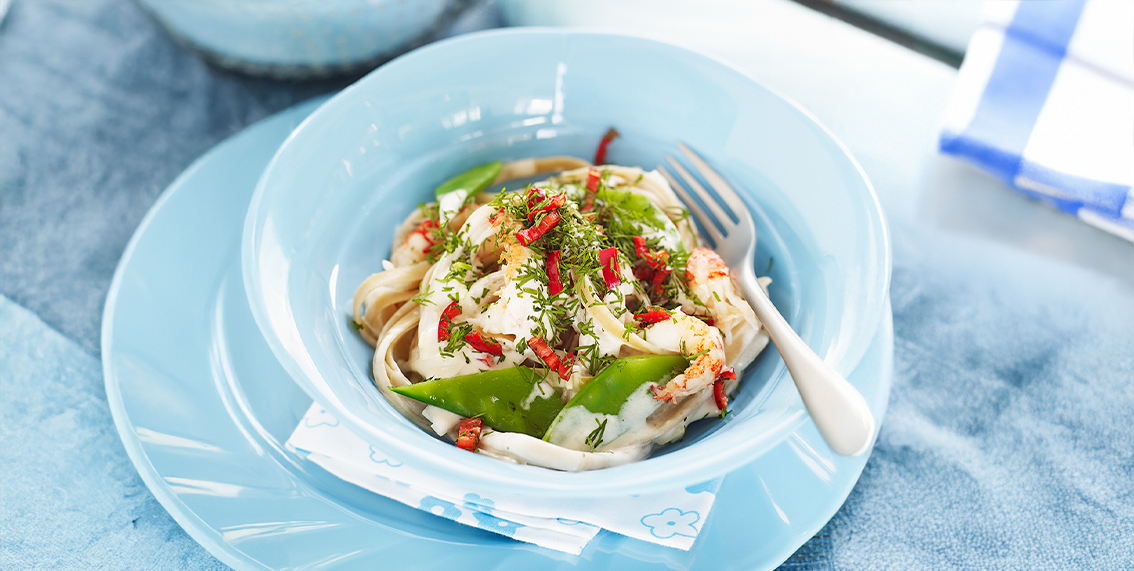 Linguine med skaldjurssås