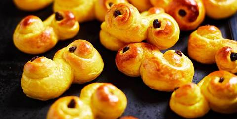 Lussekatter - Lussebullar