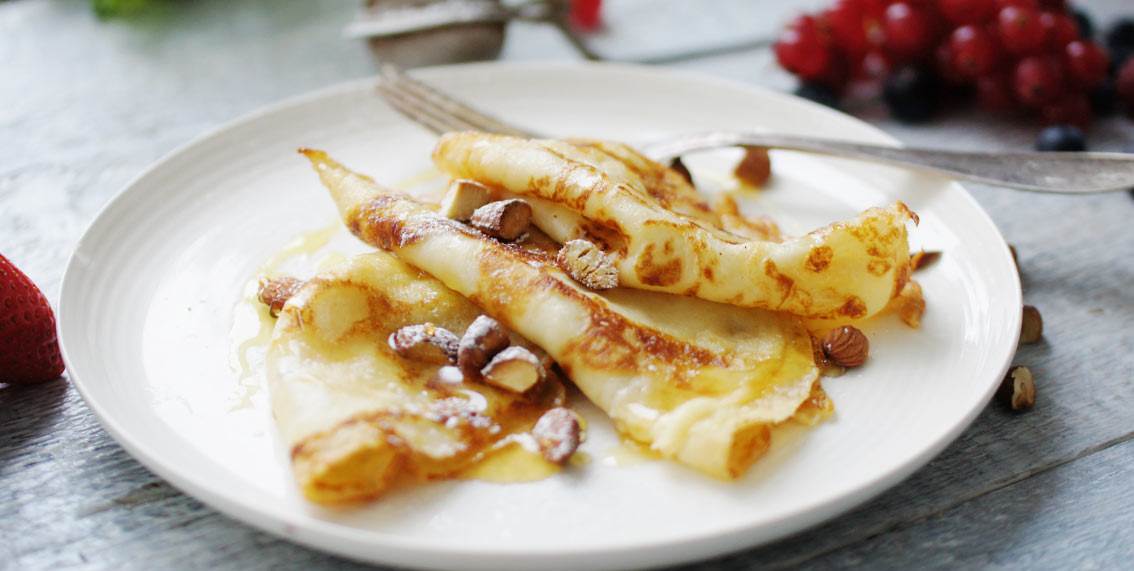 Mandelpannkakor (gluten- och laktosfria)