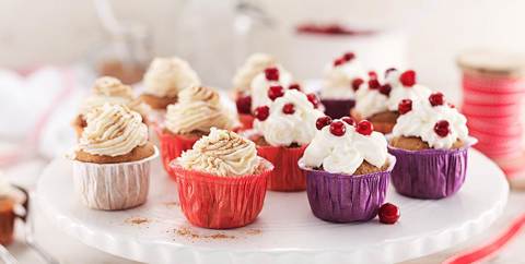 Pepparkakscupcakes mini